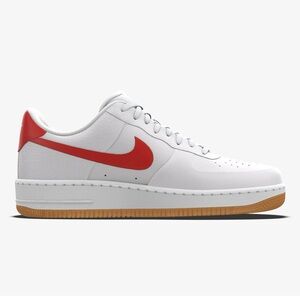 Nike Women's Sneakers - White and Red